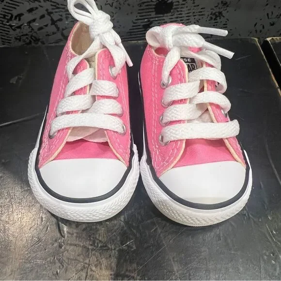 New Converse Infant CTAS Low Pink 7j238 - Picture 3 of 6